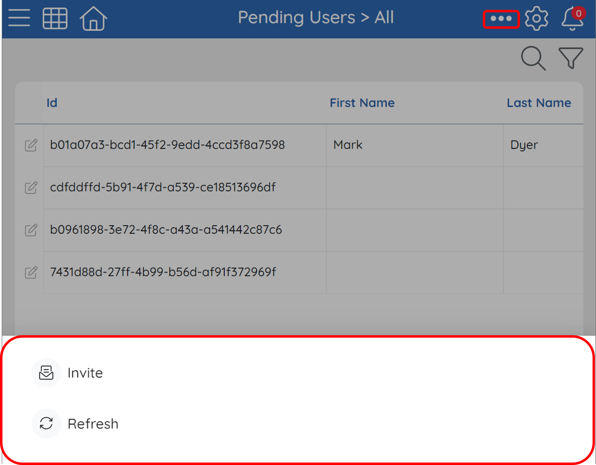 pending